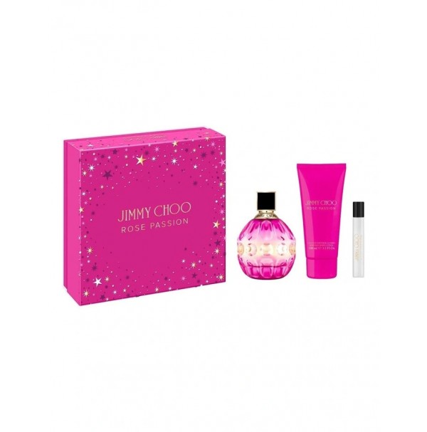 JIMMY CHOO ROSE PASSION 100ML GIFT SET FOR WOMEN BY JIMMY CHOO